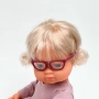 Miniland lalka w okularach